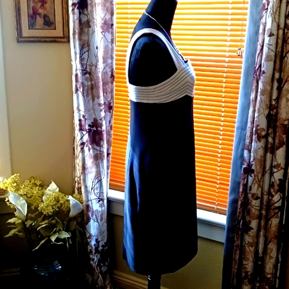 Never Worn! Black/Cream dress by Nine West Suit - Picture 2 of 6